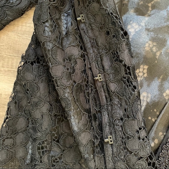 Karl Lagerfeld NWOT Paris Topper Jacket Lace Lined - Picture 6 of 8